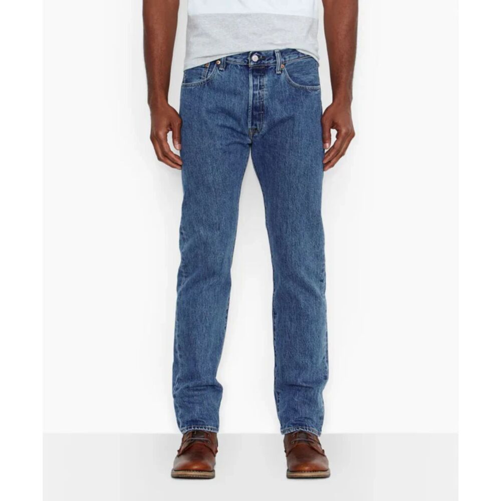Levi's 501 Original Fit Men's Jeans 34x34 Blue 100% Cotton Denim 34W 34L